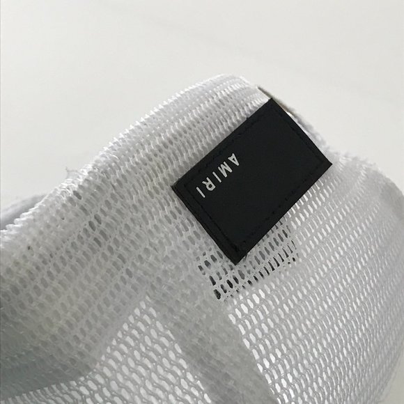 White AMIRI Hat Multicolor Letter main image 4